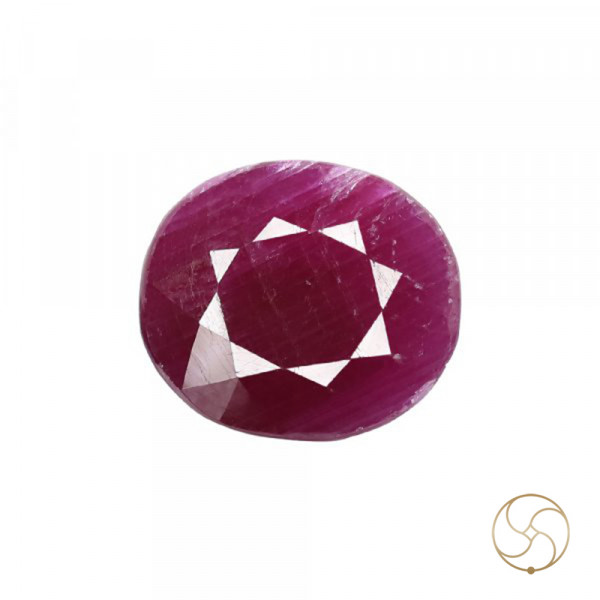 Image of 10.70 Carat Ruby Gemstone With Ring Or Pendant -  माणक रत्न