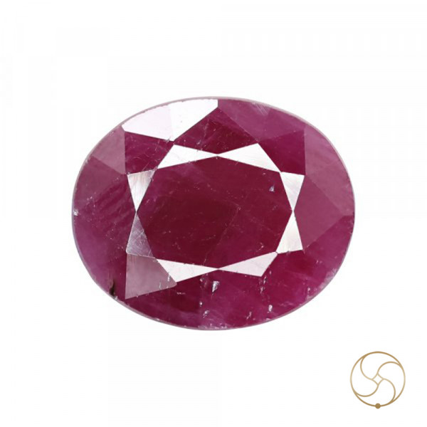 Image of 10.55 Carat Ruby Gemstone With Ring Or Pendant -  माणक रत्न