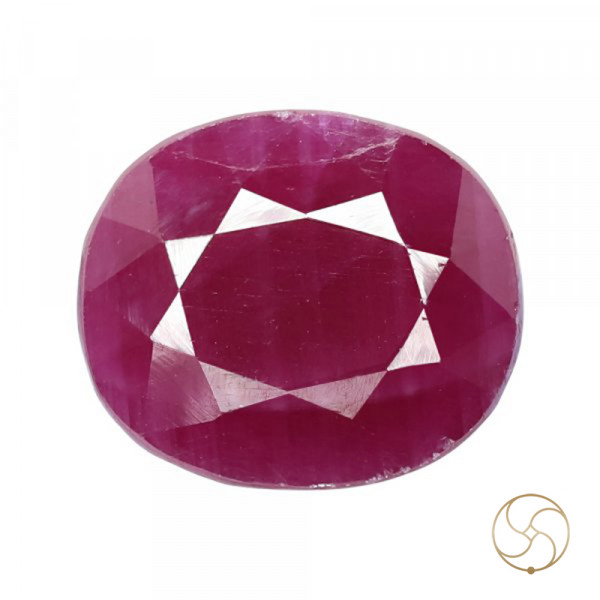 Image of 10.50 Carat Ruby Gemstone With Ring Or Pendant -  माणक रत्न
