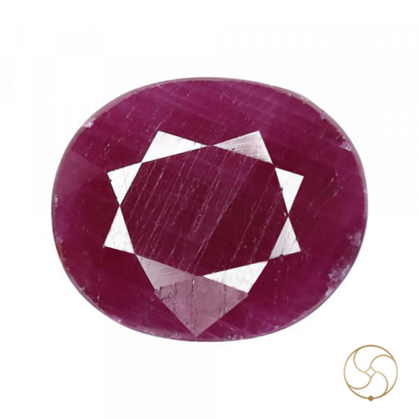 Image of 10.50 Carat Ruby Gemstone With Ring Or Pendant -  माणक रत्न