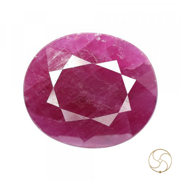 Image of 10.30 Carat Ruby Gemstone With Ring Or Pendant -  माणक रत्न