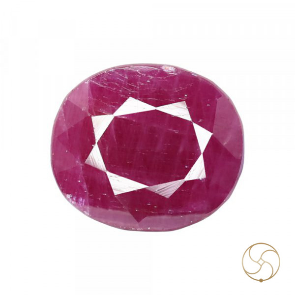 Image of 10.20 Carat Ruby Gemstone With Ring Or Pendant -  माणक रत्न