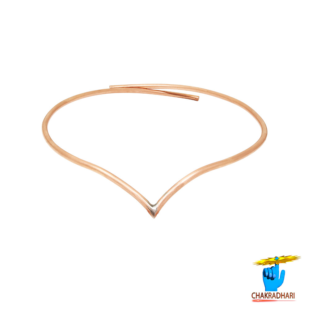 999 Nepaliya Copper V- Shape Crown Head Gear - -