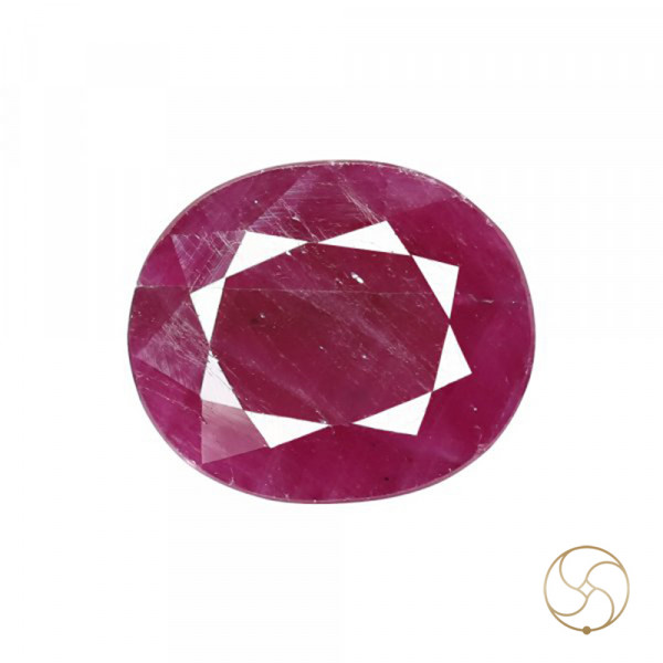 Image of 10 Carat Ruby Gemstone With Ring Or Pendant -  माणक रत्न