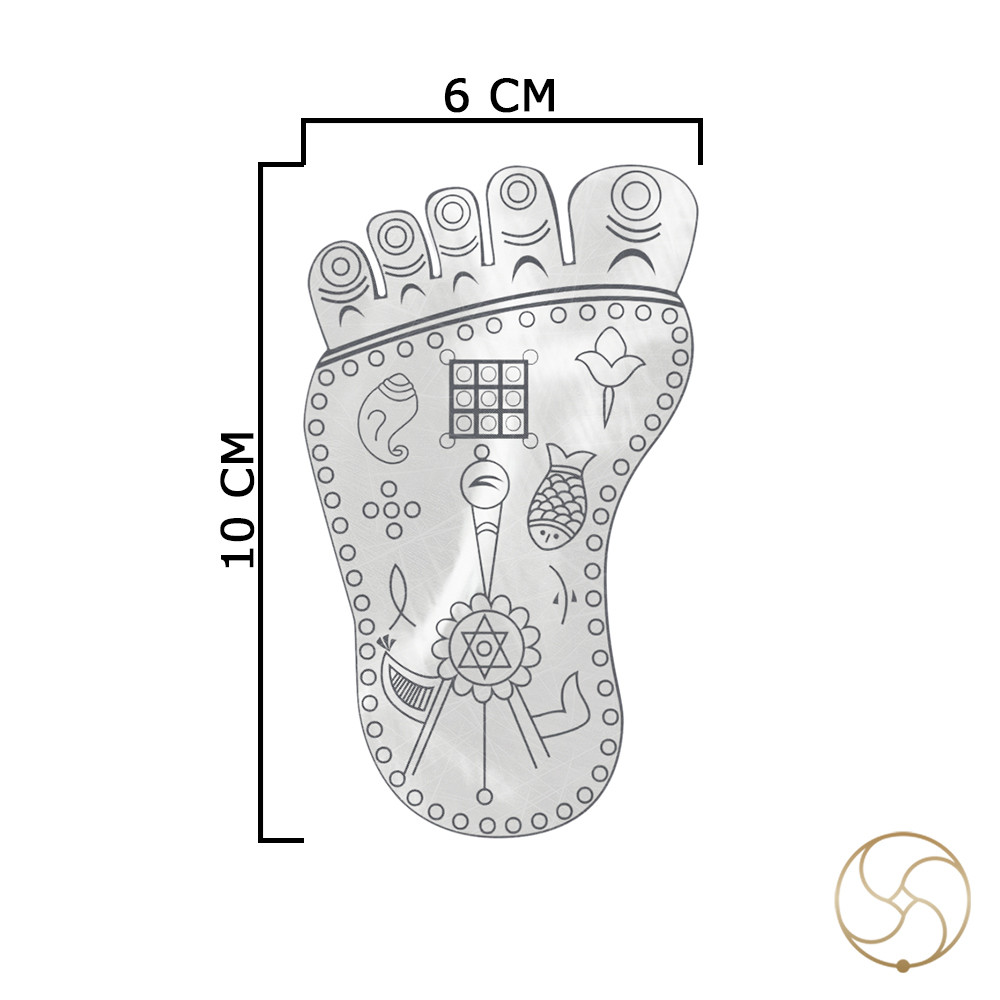 999 Silver Vishnu Padam