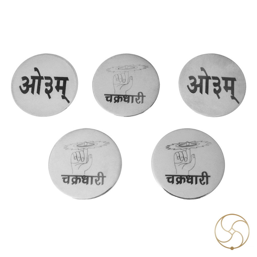 999 Silver Coin with Logo Om 5 Pieces