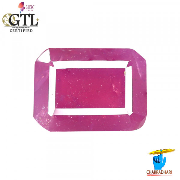 Image of 4.64 Carat Ruby Gemstone With Ring Or Pendant - माणक रत्न