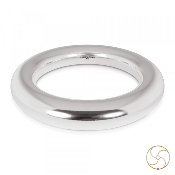 Image of 99.9% Silver Gorakh Bangle for Males 451 Grams - चाँदी गोरख कड़ा पुरुष हेतु