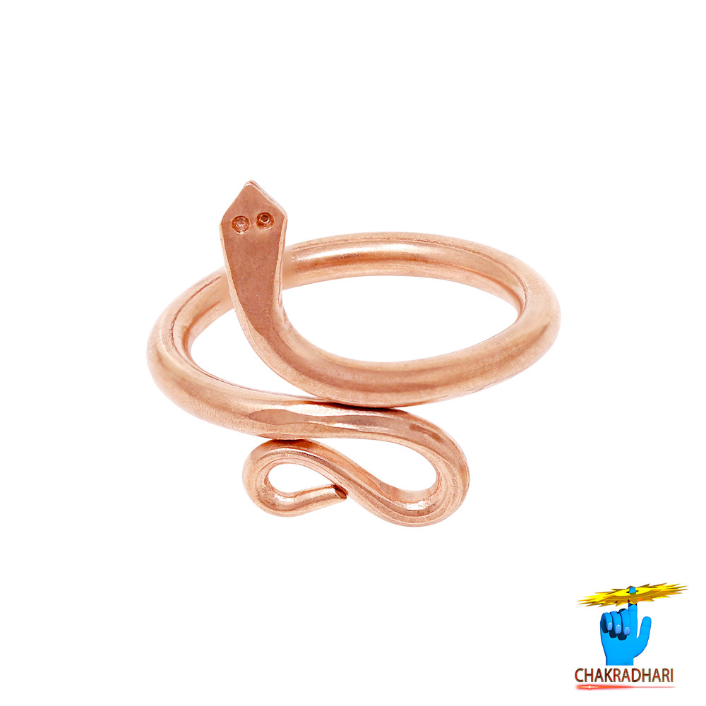 999 Nepaliya Copper Naag ring Free Size  As Per Ayurveda  -        
