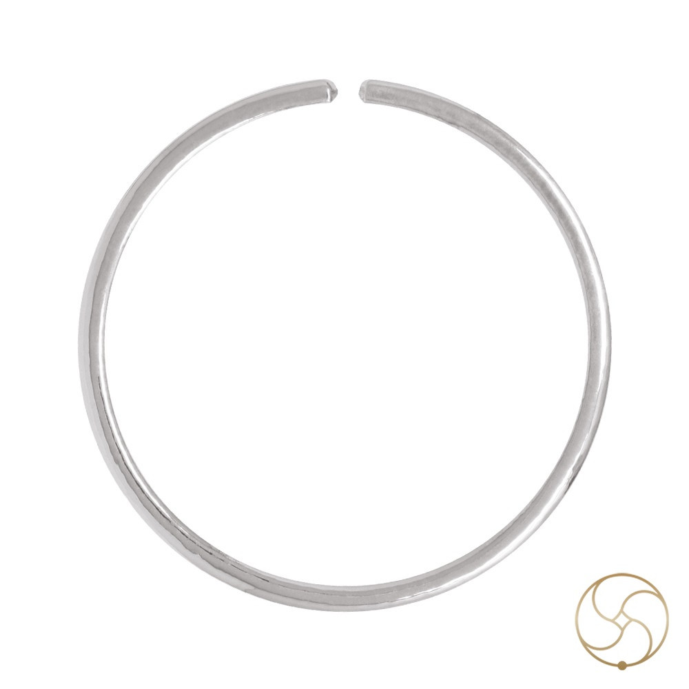 999 Silver Gents Flat Bangle 70 Grams -