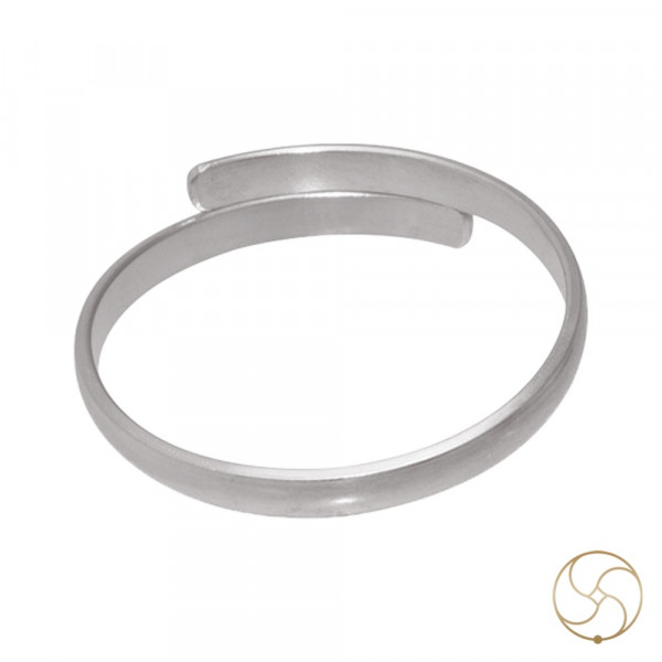 Image of 99.9% Silver Bangle Pair For Kids (3 Year To 7 Year) 32.5 Grams Pair -  चाँदी बच्चो का कड़ा जोड़ा