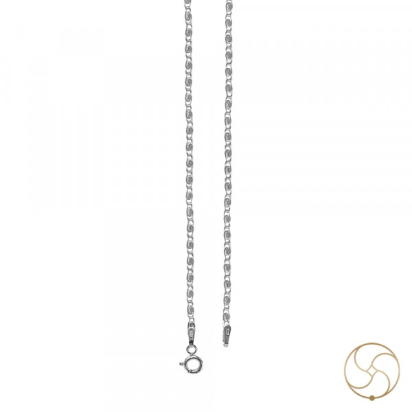 Image of 92.5% Silver Jalebi Design Chain (4.6gm)- चाँदी जलेबी श्रृंखला