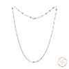 92.5%  Silver Bud Design Chain (5.54gm) - चाँदी अंकुर चैन