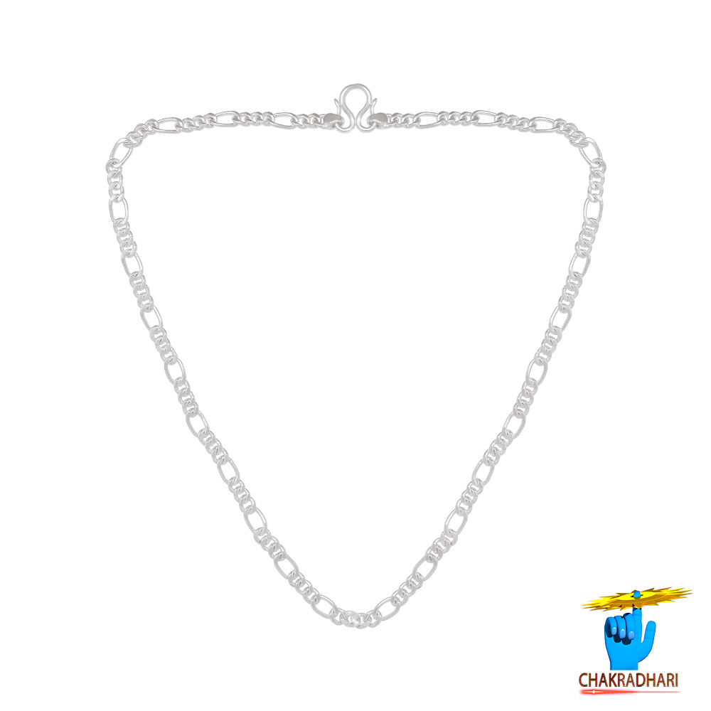 996 Silver Sachin Chain 59 Grams -   