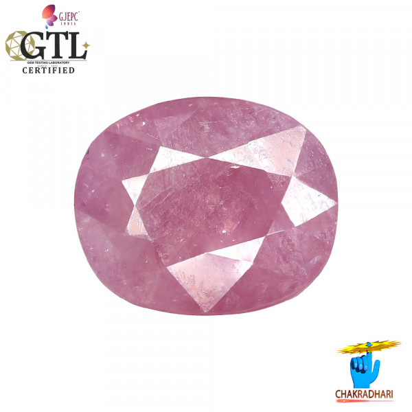 Image of 8.60 Carat Ruby Gemstone With Ring Or Pendant - माणक रत्न