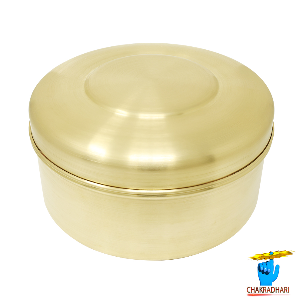 Pure Ritika Brass Spice Storage Box -     