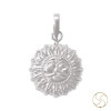 99.6% Silver Sun God Pendant - चाँदी सूर्य देव लॉकेट