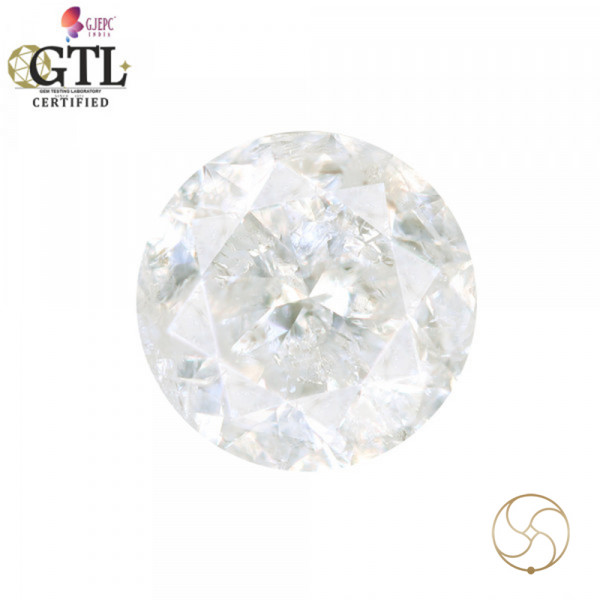 Image of 0.84 Carat Natural Diamond With Silver Ring Or Pendant