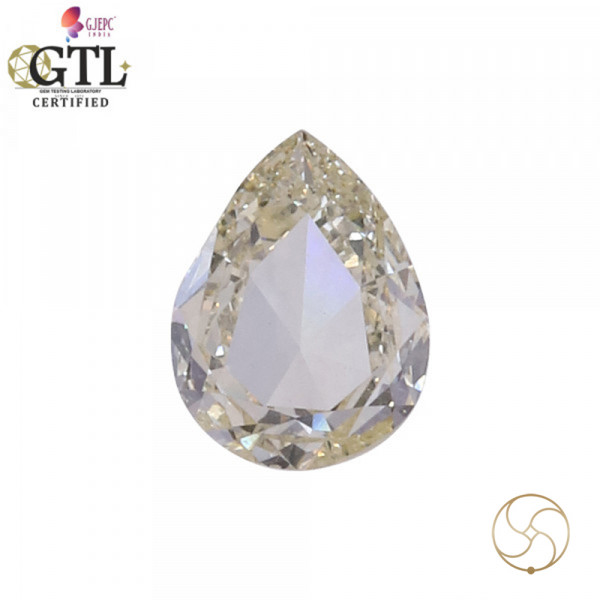 Image of 0.40 Carat Natural Diamond With Silver Ring Or Pendant
