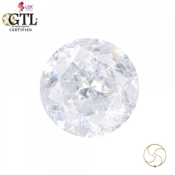 Image of 1.70 Carat Natural Diamond With Silver Ring Or Pendant