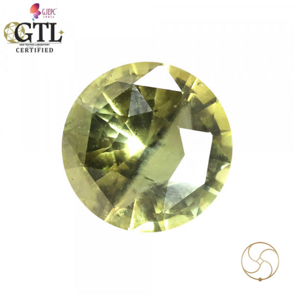Image of 3.23 Carats Chrysoberyl Cat Eye Stone With Ring Or Pendant - लहसुनिया रत्न