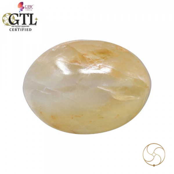 Image of 7.46 Carats Chrysoberyl Cat Eye Stone With Ring Or Pendant - लहसुनिया रत्न