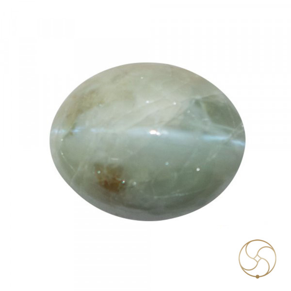 Image of 12.56 Carats Original Chrysoberyl Cat Eye Stone With Ring Or Pendant - असली लहसुनिया रत्न