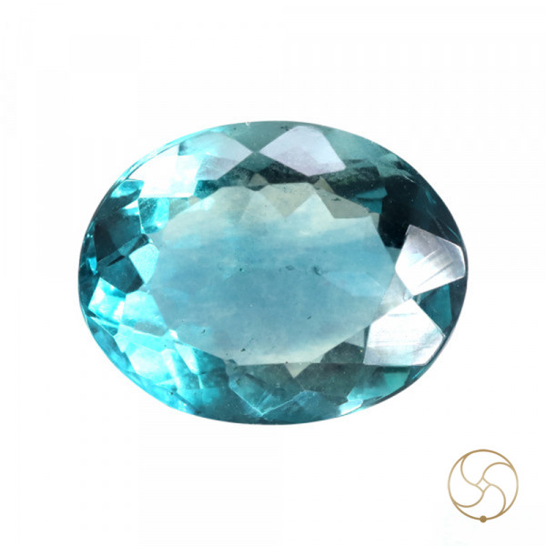 Image of 10.0 Carat Natural Fluorite Gemstone With Ring Or Pendant