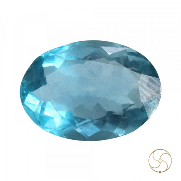 Image of 7.9 Carat Natural Fluorite Gemstone With Ring Or Pendant