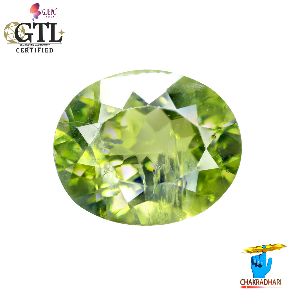 687 Carats Peridot Gemstone With Ring Or Pendant -  