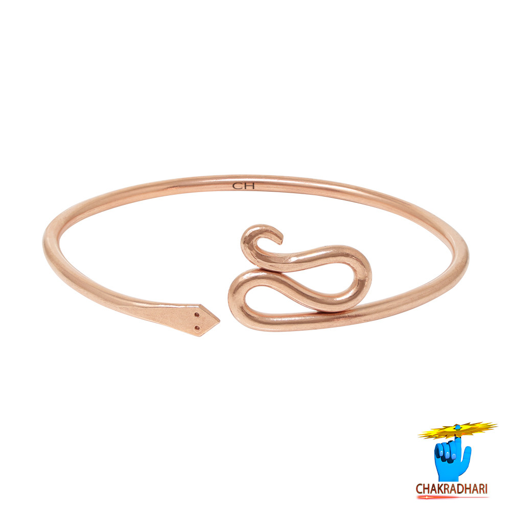 999 Nepaliya Copper Gents Snake Leg bangle -       35gm