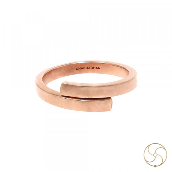 Image of 99.9% Nepaliya Copper Ring For Male And Female  Free Size - नेपालिया तांबा मुद्रिका स्त्री और पुरुष  हेतु  मुक्त  आकार (4.6gm)