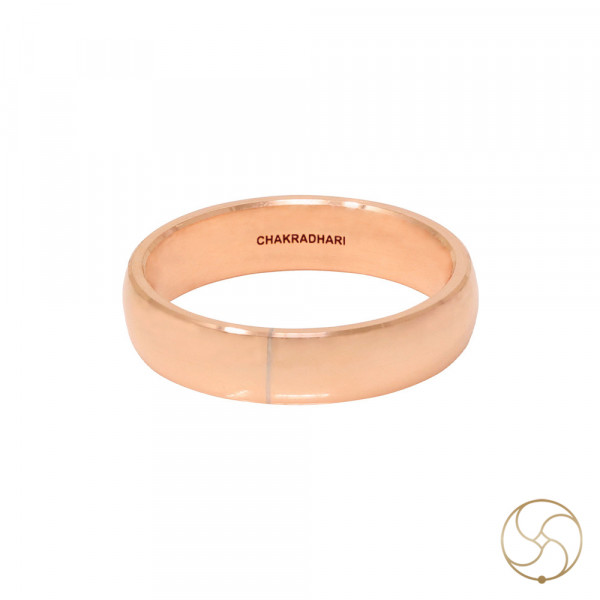 Image of 99.9% Nepaliya Copper Half Round Lathe Ring ( As Per Ayurveda)- नेपालिया तांबा आधा चक्कर खराद मुद्रिका आयुर्वेदानुसार  (5gm)