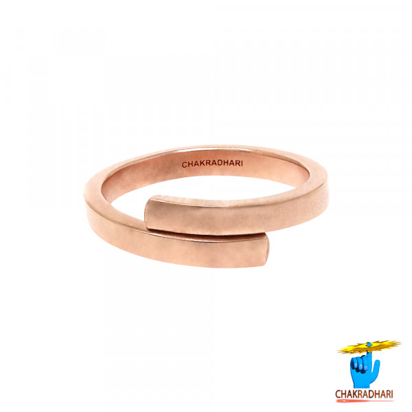 Image of 99.9% Nepaliya Copper Ring For Male And Female  Free Size - नेपालिया तांबा मुद्रिका स्त्री और पुरुष  हेतु  मुक्त  आकार (4.6gm)