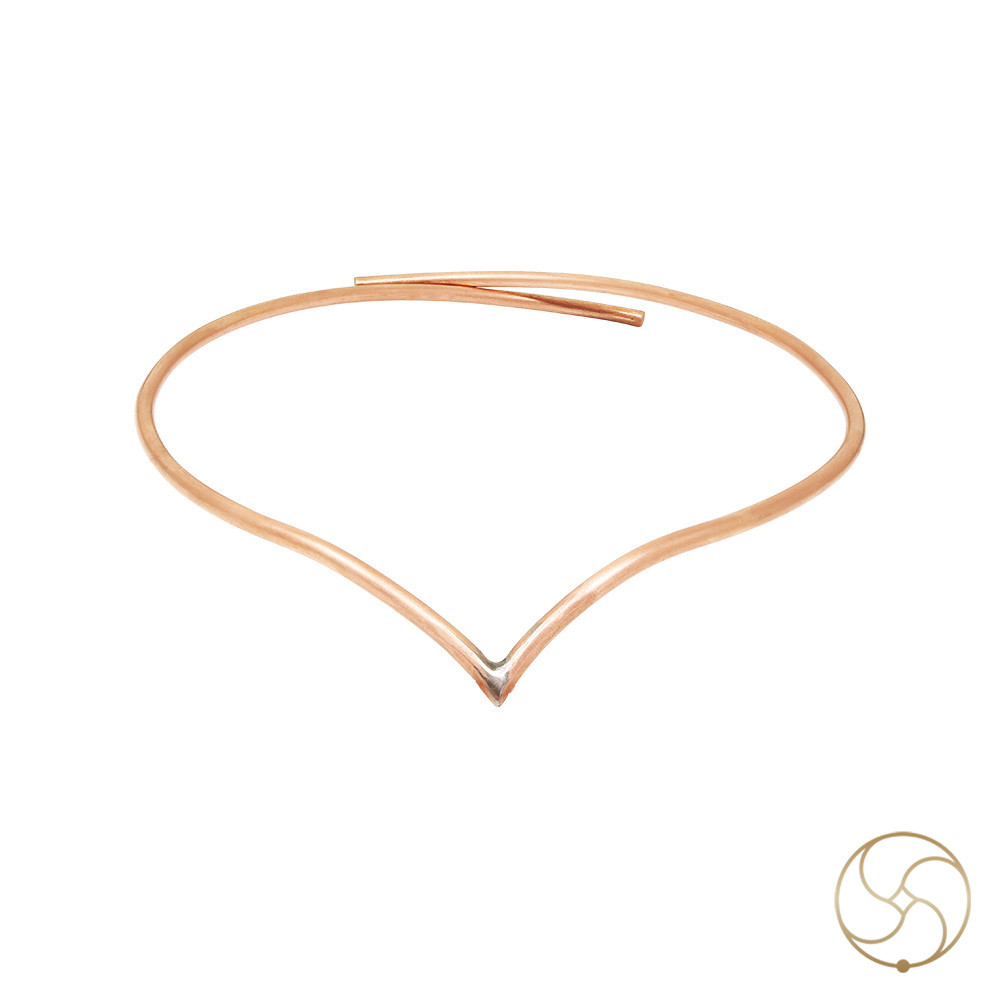 999 Nepaliya Copper V- Shape Crown Head Gear