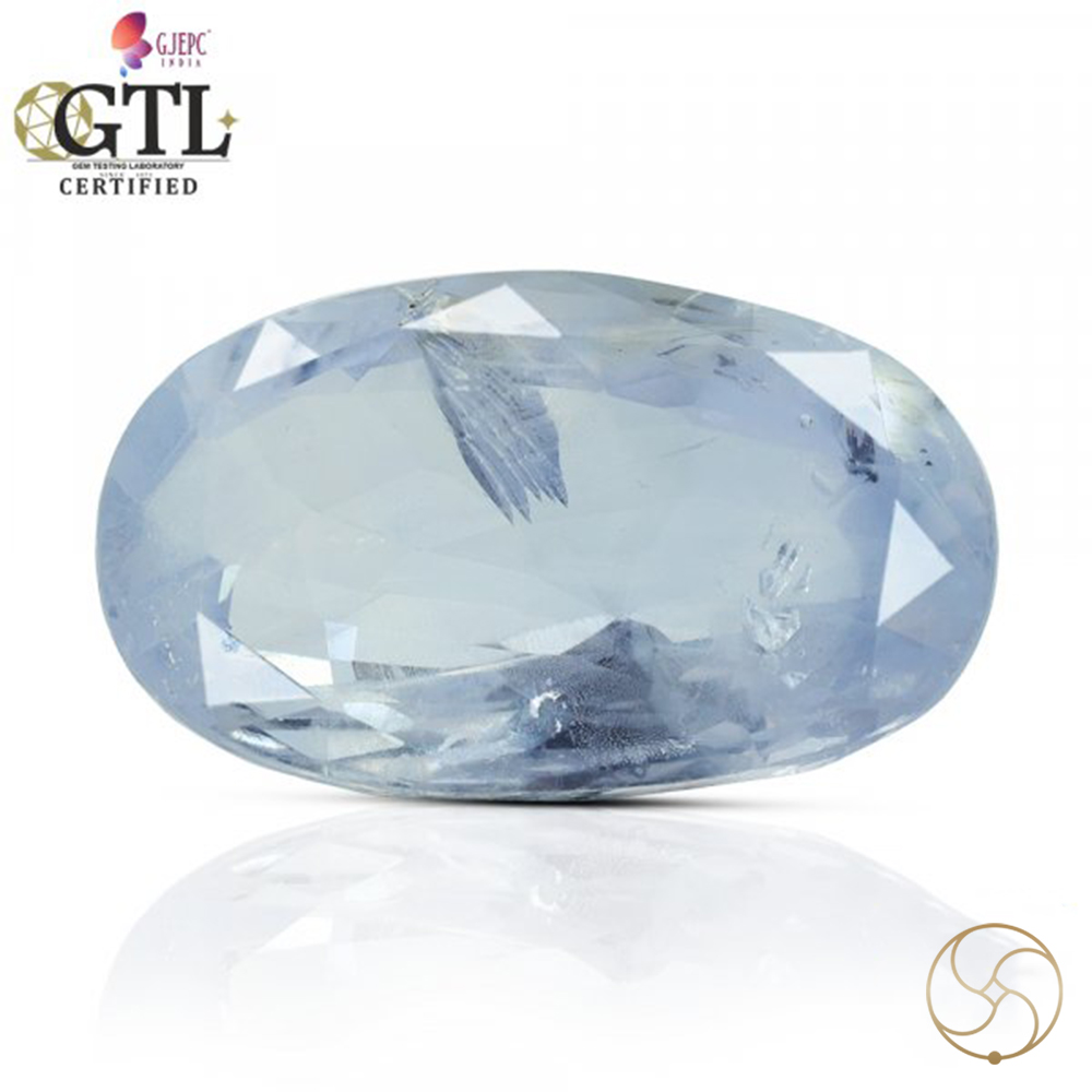 0539 Carats Blue Sapphire Gemstone With Ring Or Pendant -  