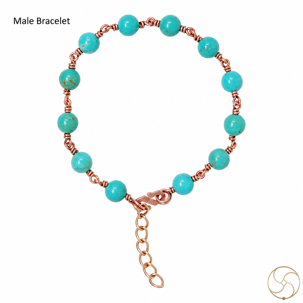 Nepaliya Copper Turquoise Bracelet