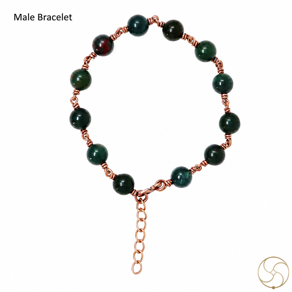 Nepaliya Copper Blood Stone Bracelet