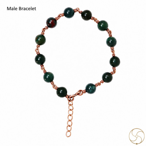 Image of Nepaliya Copper Blood Stone Bracelet