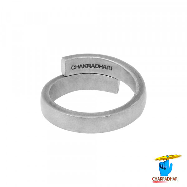 Image of 99.9% Bhojya Ranga One and Half Round Ring For Men and Women  Free Size - भोज्य रांगा डेढ़ चक्र मुद्रिका स्त्री और पुरुष हेतु मुक्त आकार (5.5gm)