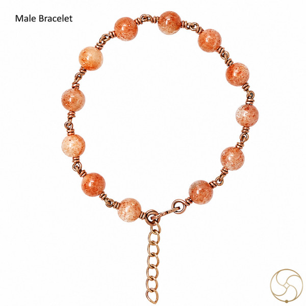 Image of Nepaliya Copper Sun Stone Bracelet