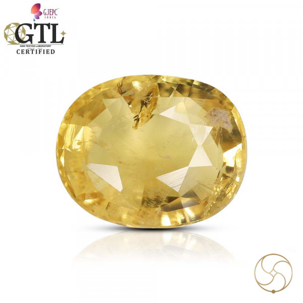 Image of 2.50 Carat Natural Heliodor Gemstone With Silver Ring And Pendant-पीलापन्ना रत्न