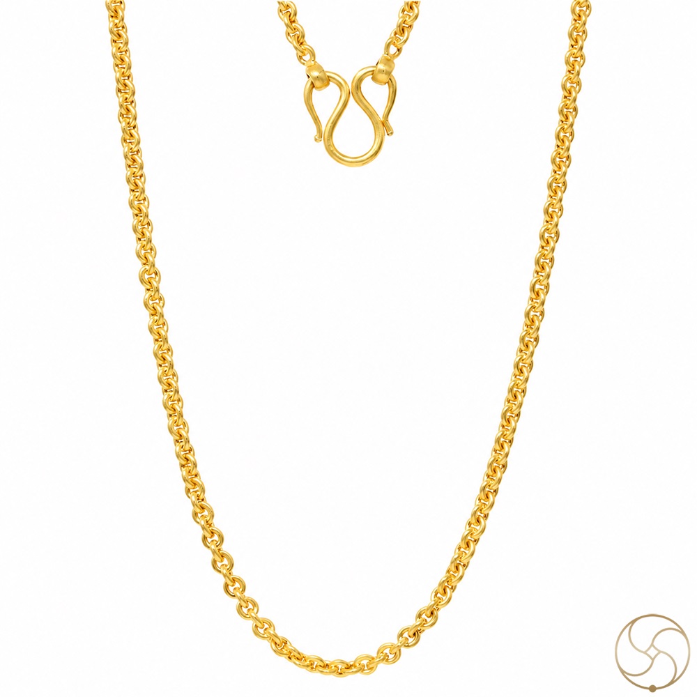 999 24K Gold Anant Chain