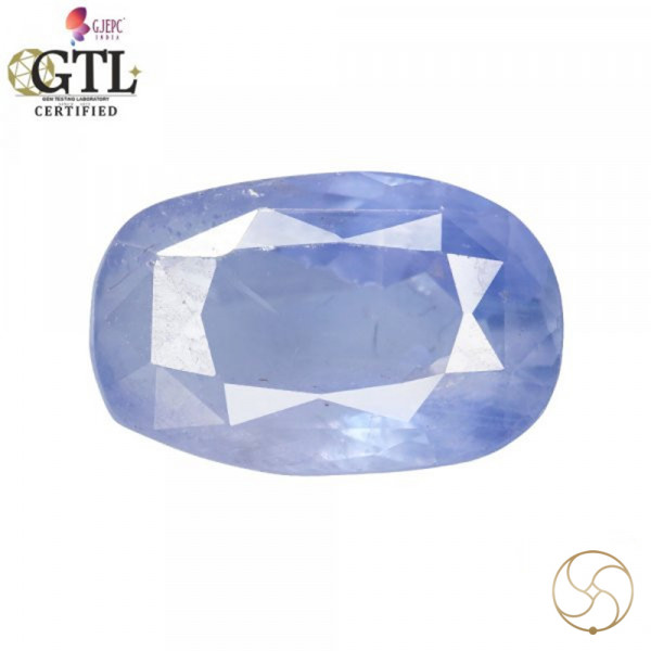 Image of 04.46 Carats Blue Sapphire With Ring Or Pendant - नीलम रत्न