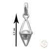 99.6% Silver Ball Pendant (8gm) -चाँदी गेंद लॉकेट