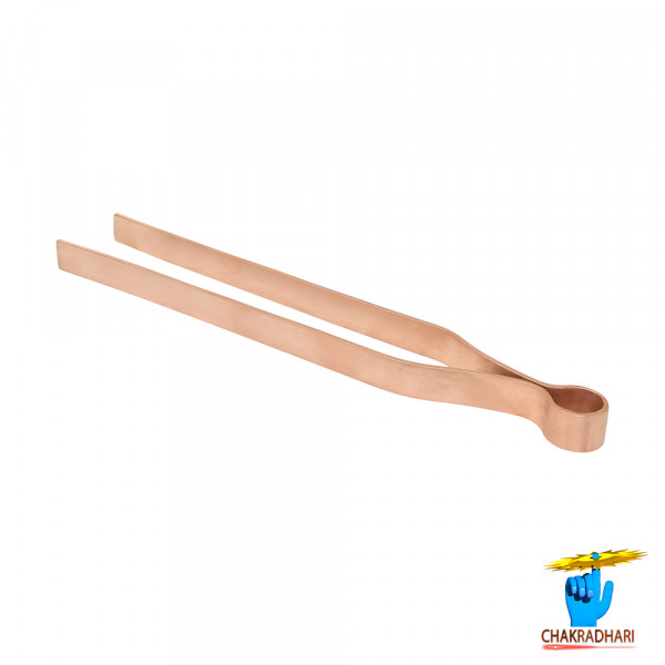 Image of 99.9% Nepaliya Copper Tong (138gm) - नेपालिया तांबा  चिमटा