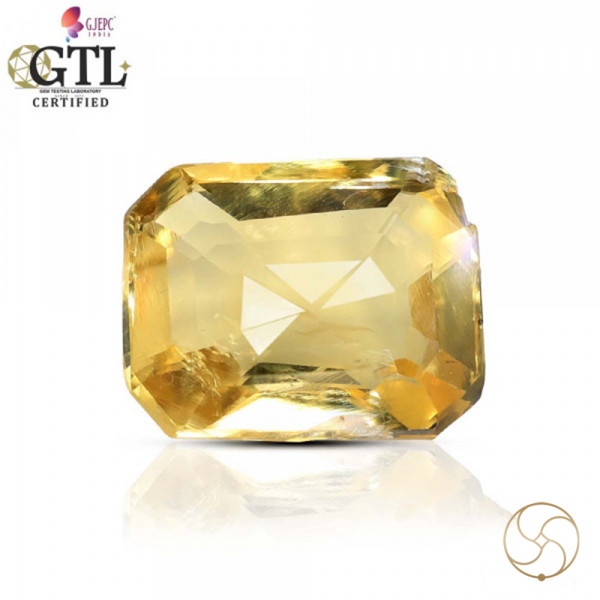 Image of 2.37 Carat Natural Heliodor Gemstone With Silver Ring And Pendant-पीलापन्ना रत्न