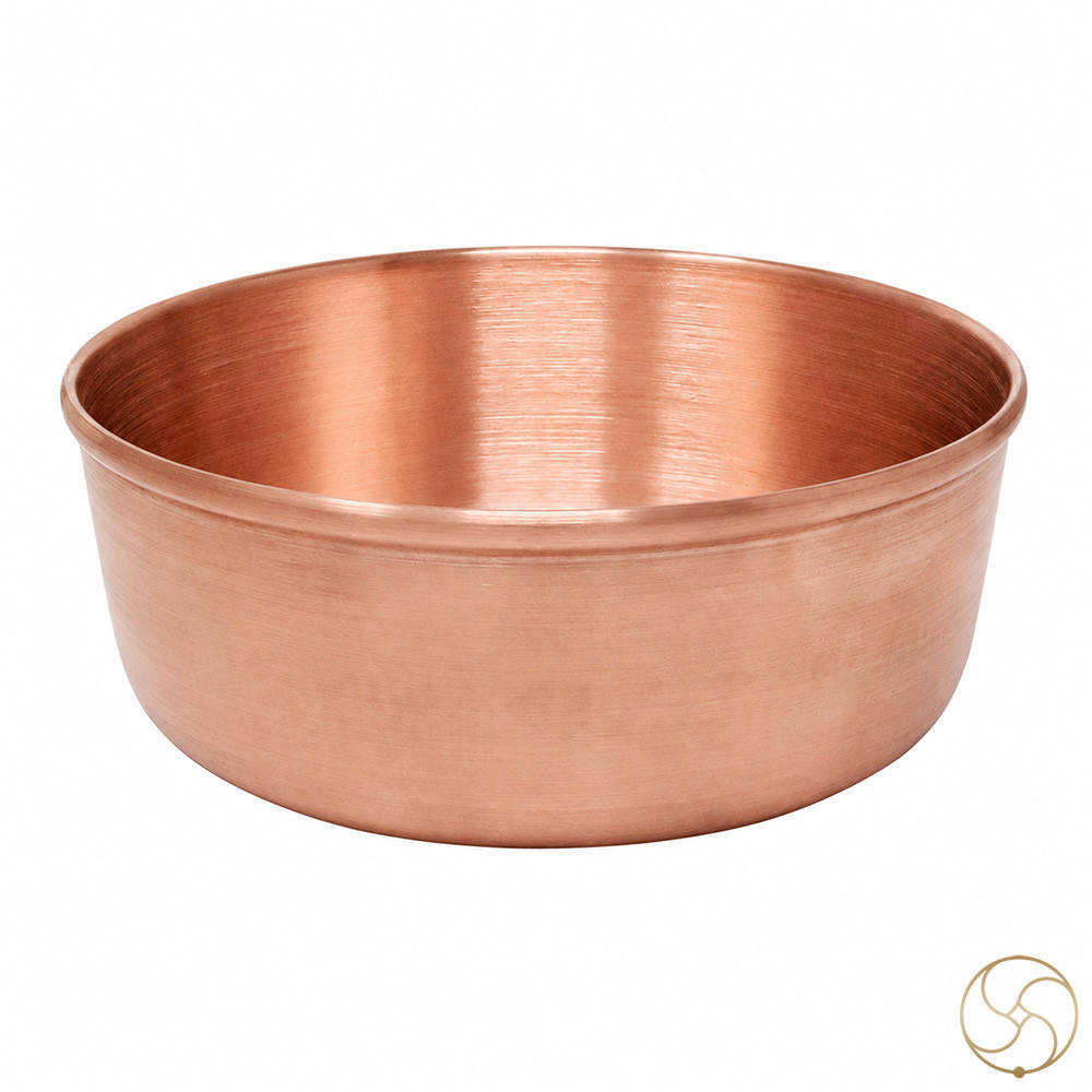 999 Nepaliya Copper Flat Bowl - 280ml