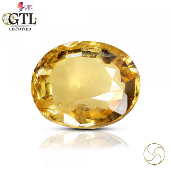Image of 2.92 Carat Natural Heliodor Gemstone With Silver Ring And Pendant-पीलापन्ना रत्न