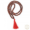 Red Sandalwood Mala - 108+1 Beads for Jaap or Wearing 6mm or 8mm